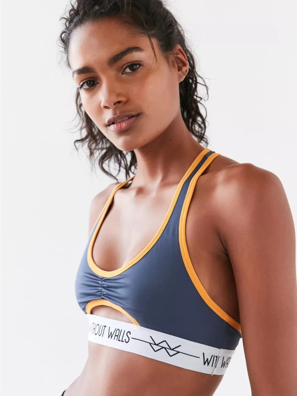 Without Walls Asymmetric Strap Sports Bra urban outfitters